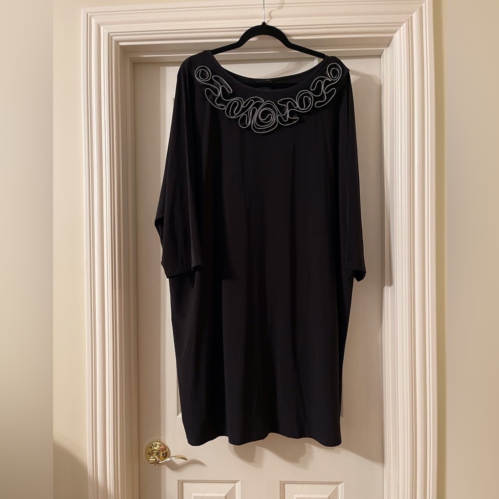 MSK Women black plus size dress